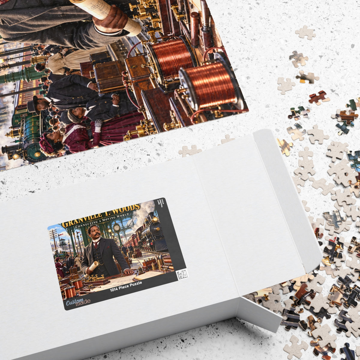 Granville T. Woods Jigsaw Puzzle — Connecting a Moving World
