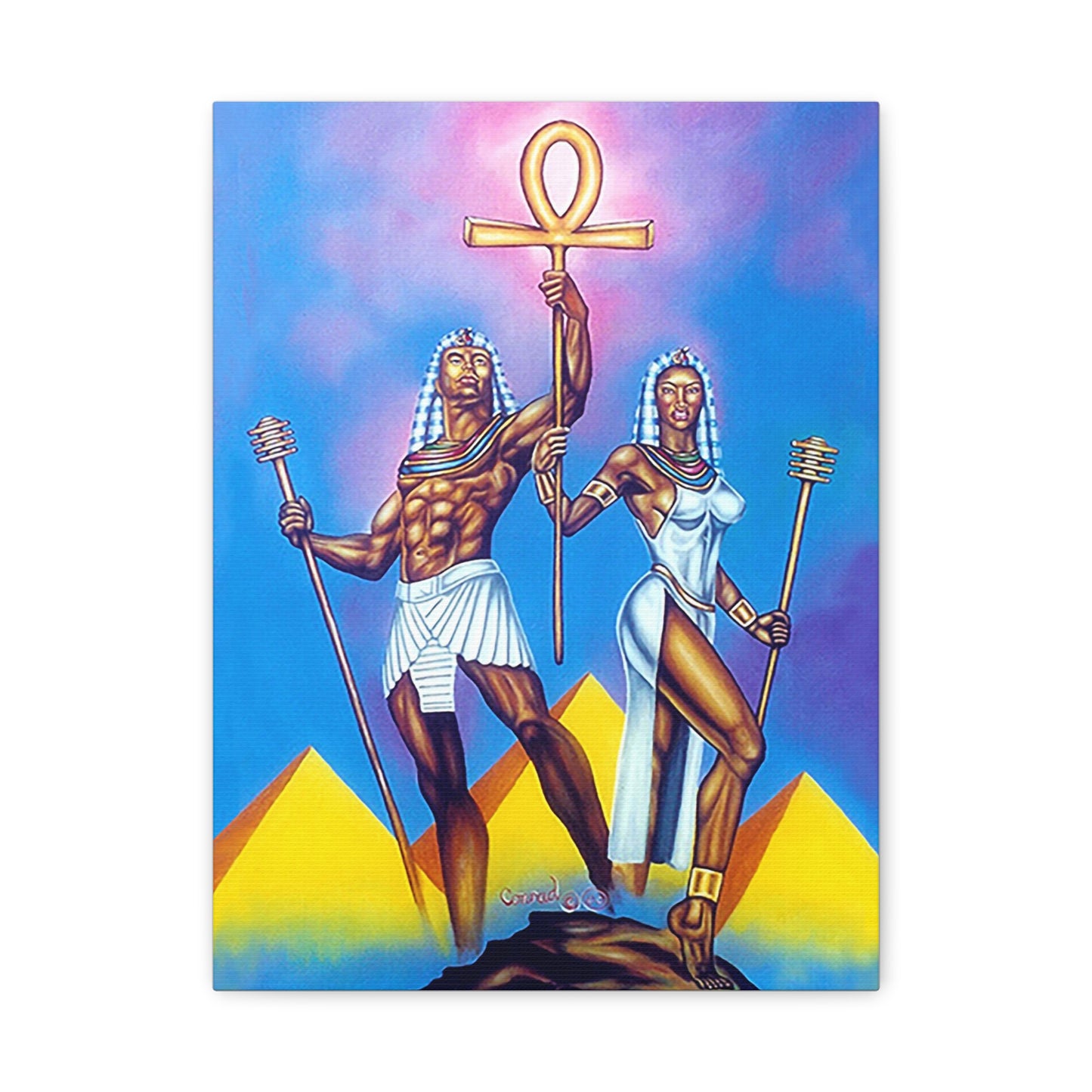 Maat In Balance Print On Canvass