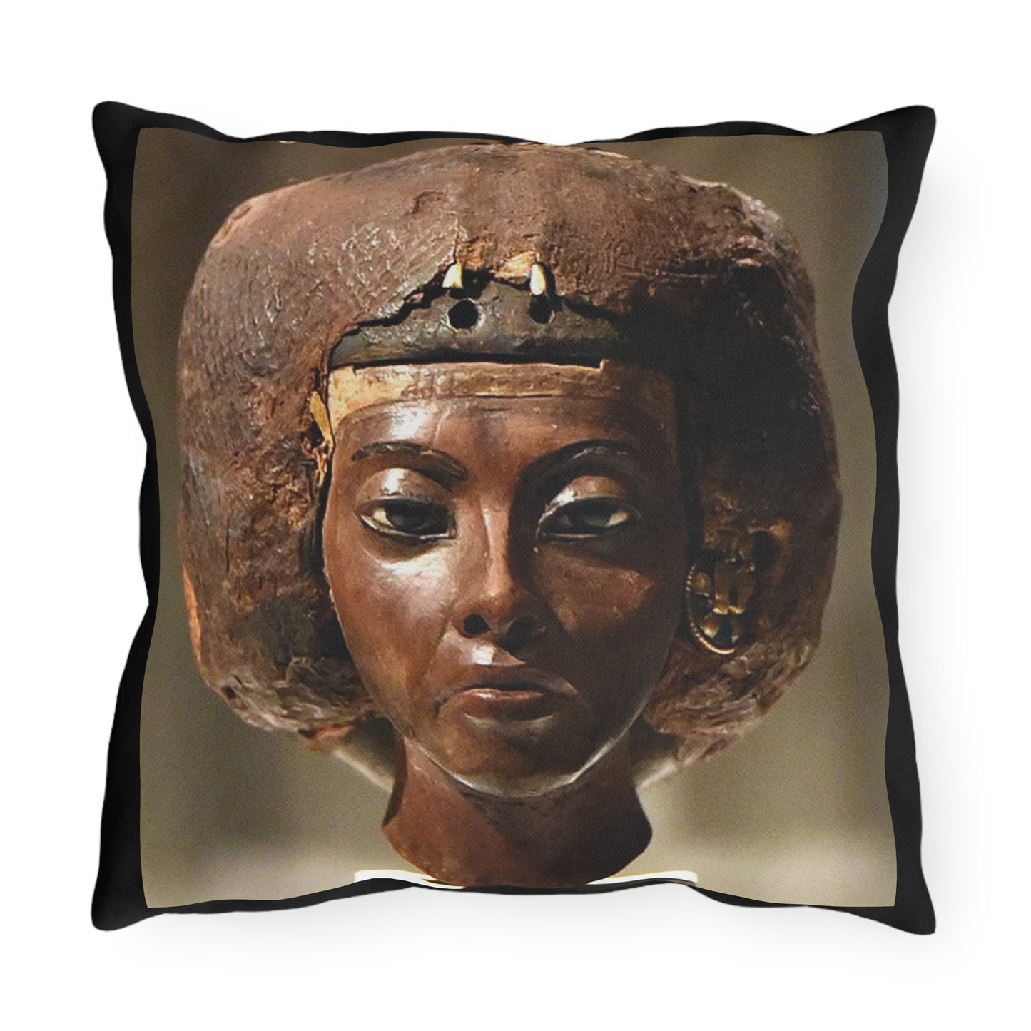 Amenhotep III & Queen Tiye – Golden Age of Africa Double-Sided Art Pillow
