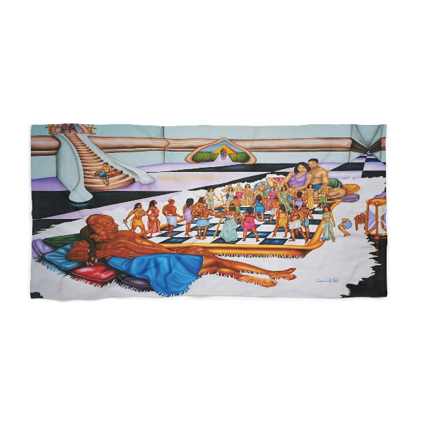 Unity & Consciousness Art Beach Towel | Hotep Creations