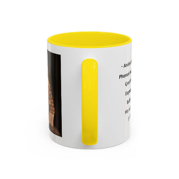 Pharaoh Amenhotep III Mug | Ancient Power. Kemet's Zenith | African Royalty & Legacy