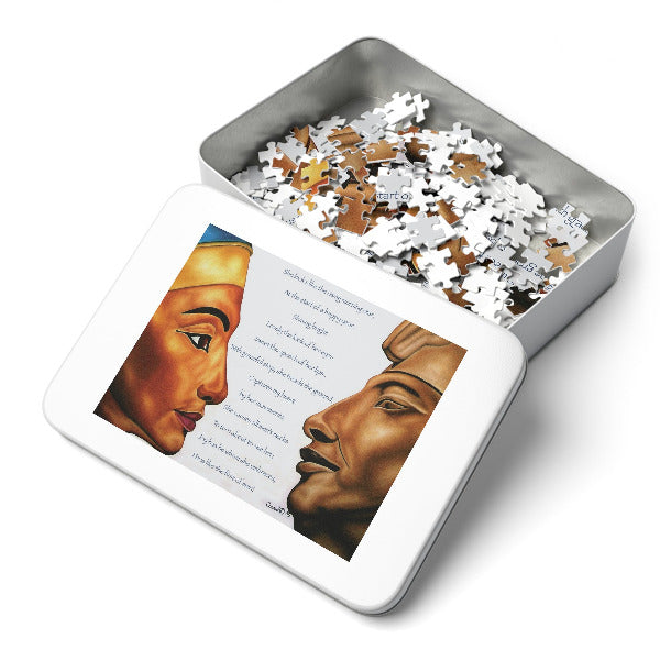 Jigsaw Puzzle with Tin