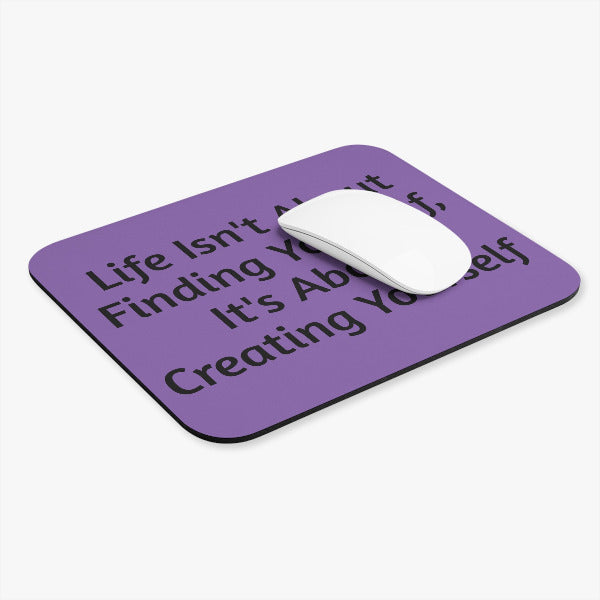 Life's About Creating Yourself Desk Pad | Purpose & Potential
