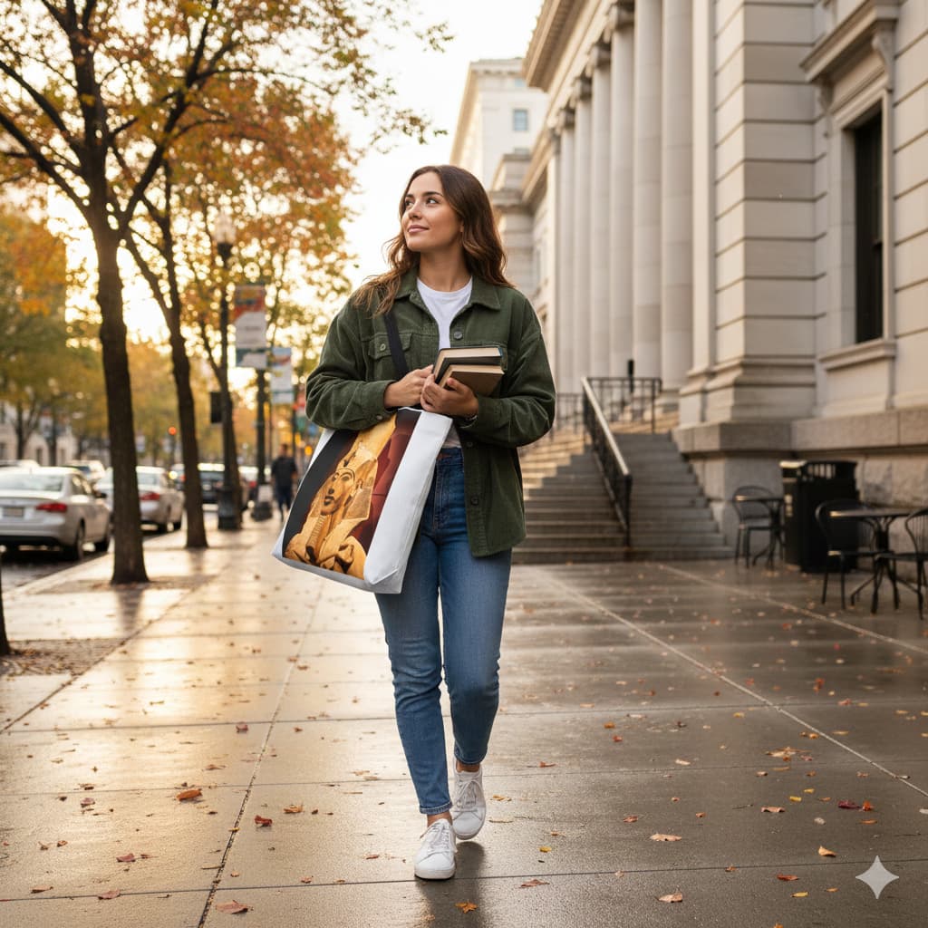 Pharaoh Akhenaten Tote Bag