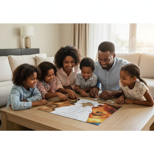 Jigsaw Puzzle with Tin