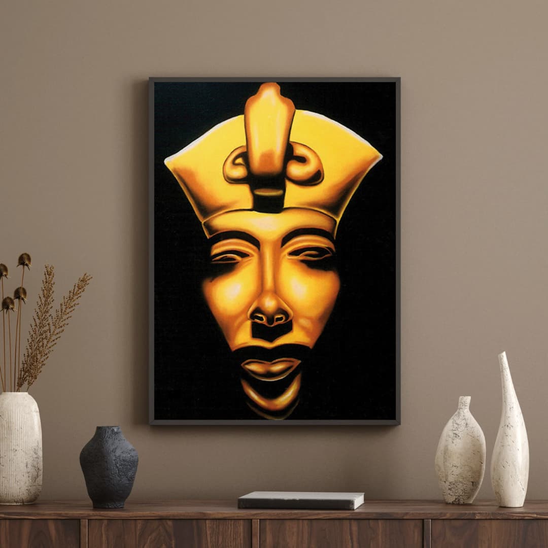 Akhenaten of Kemet — The Aten Reformer (Educational Art Print)