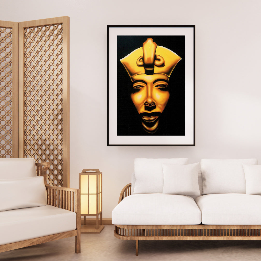 Akhenaten of Kemet — The Aten Reformer (Educational Art Print)