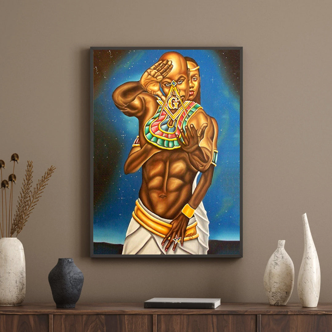 A Mason & An Eastern Star — Legacy, Light, and Lineage (Fine Art Print)