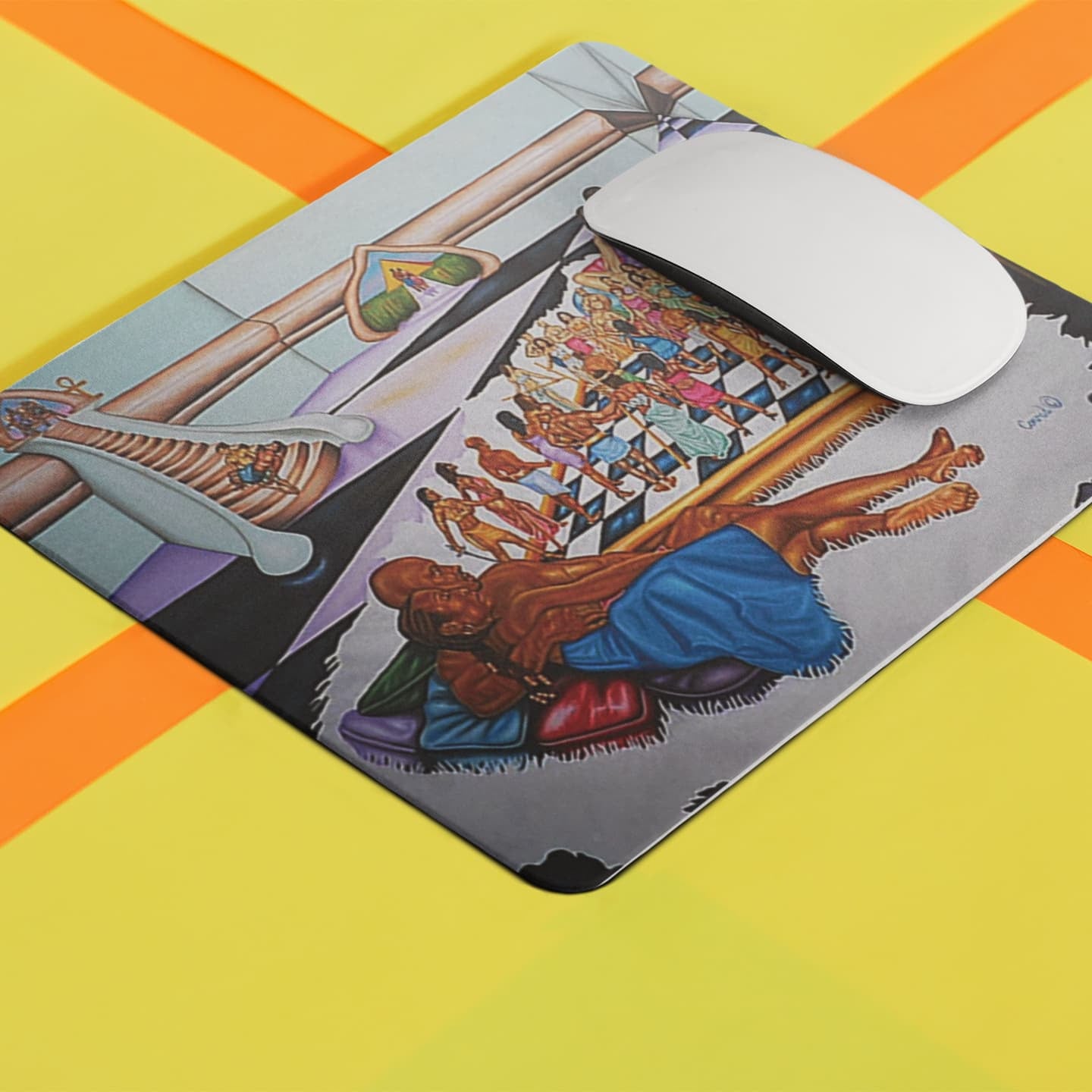 The Hue Man Chess Game Mouse Pad - Awaken Your Mind