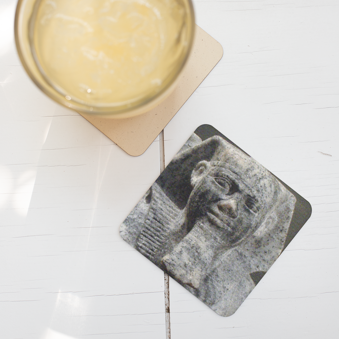 Pharaoh Sahure Pyramid Builder Coaster | Hotep Creations