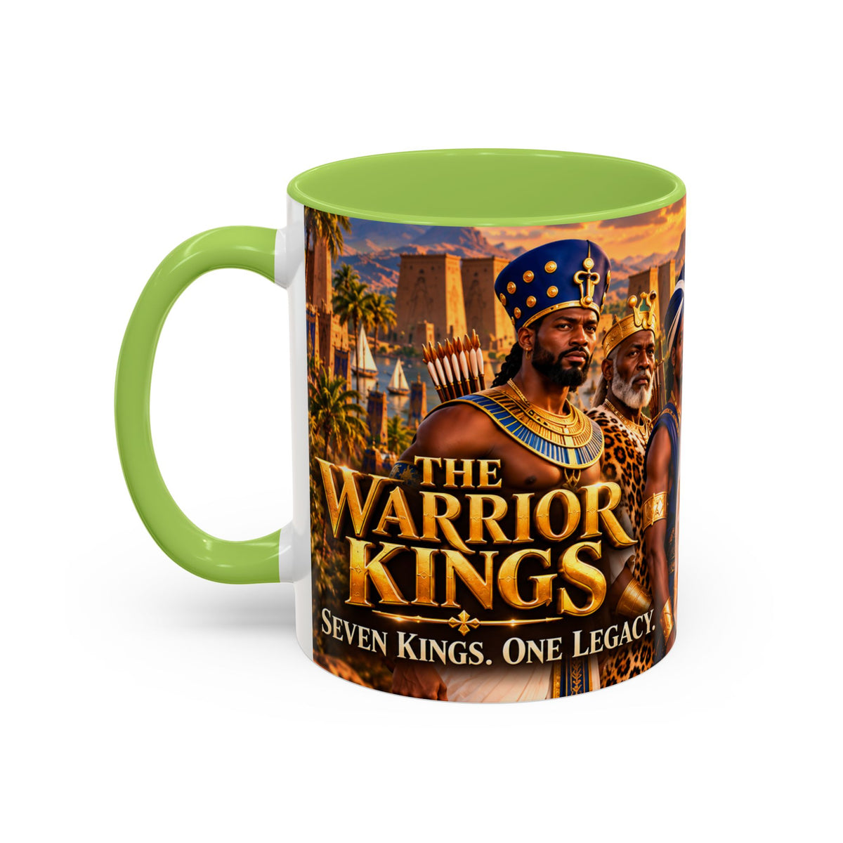 The Warrior Kings Coffee Mug | Seven Kings. One Legacy. | African History Gift