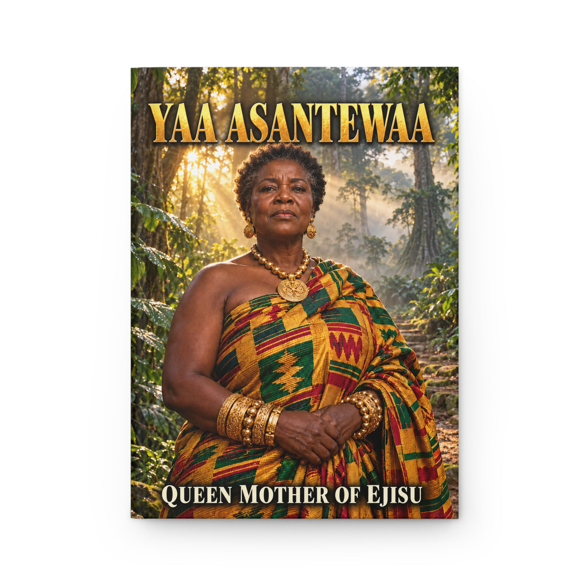 Yaa Asantewaa Hardcover Journal | Asante Queen Mother | 150 Lined Pages