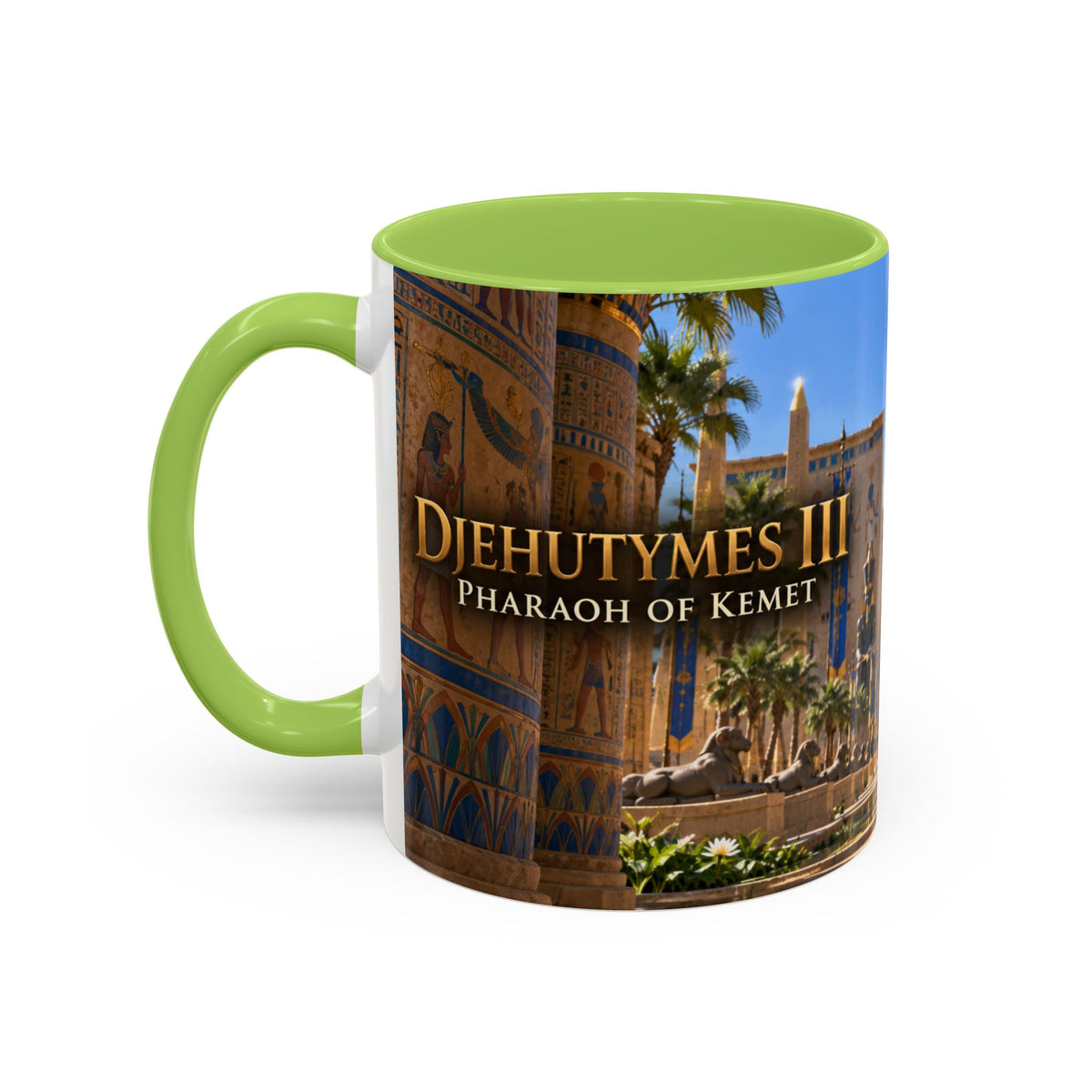 Djehutymes III Coffee Mug | Pharaoh of Kemet | African History Mug