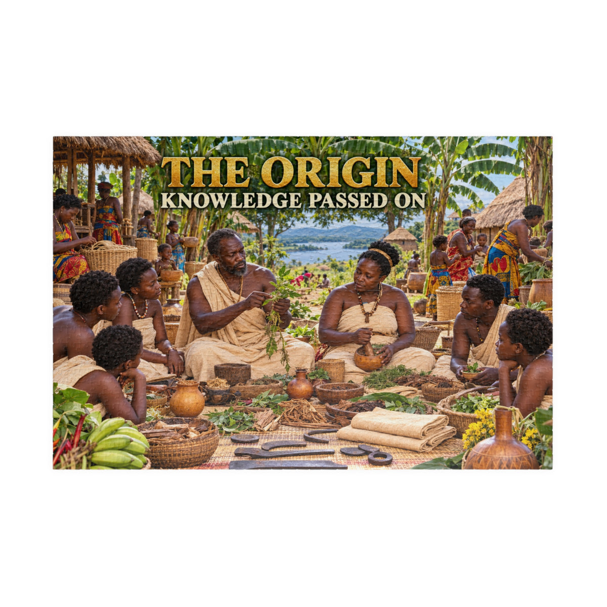 The Origins of Surgery Jigsaw Puzzle | Knowledge Passed On | African Heritage