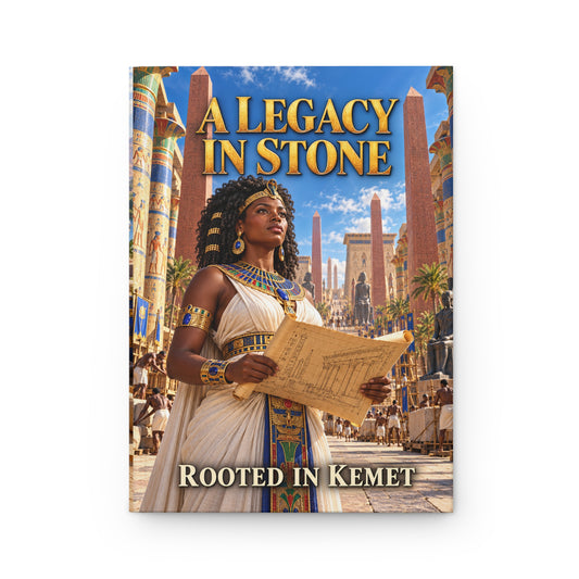 A Legacy in Stone — Rooted in Kemet Hardcover Journal | The Dollar Bill Symbolism Collection | Hotep Creations