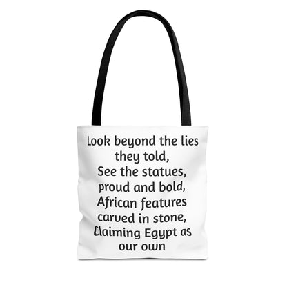Ancient Egypt's African Truth Tote Bag