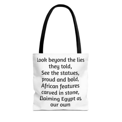 Ancient Egypt's African Truth Tote Bag