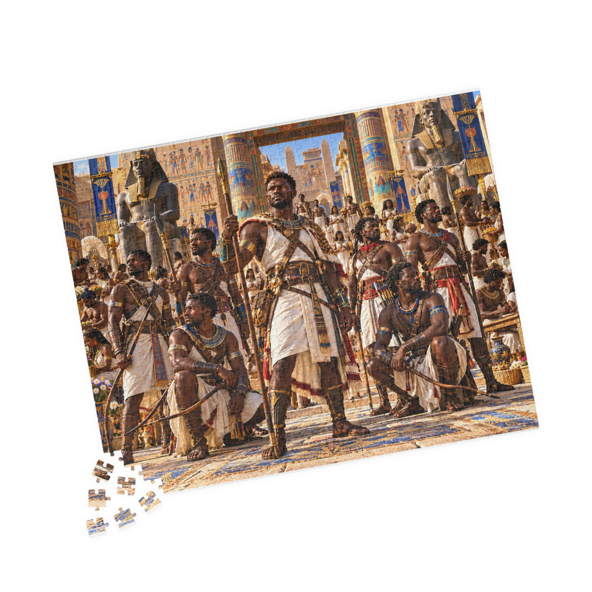 Medjay Guardians Jigsaw Puzzle | African Warrior Art | 110–1014 Pieces