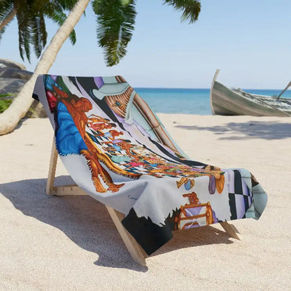 Unity & Consciousness Art Beach Towel | Hotep Creations