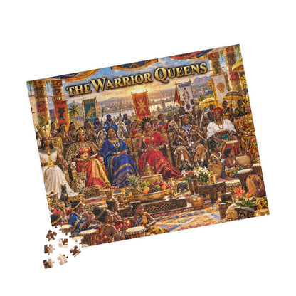 The Warrior Queens 500-Piece Jigsaw Puzzle | Seven Queens | Black History Gift