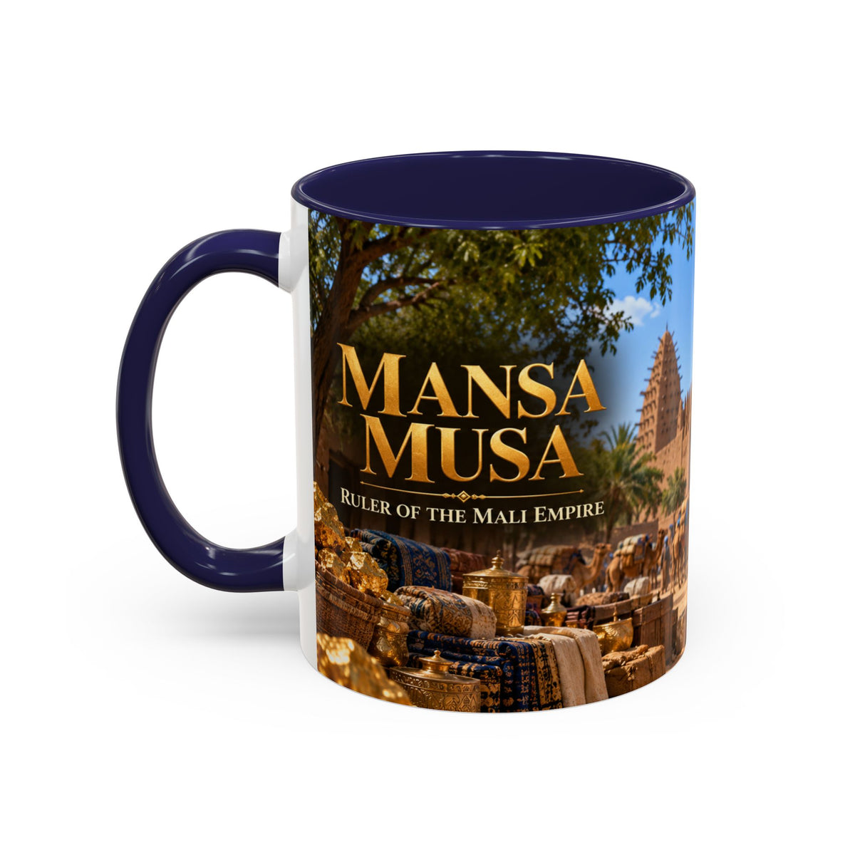 Mansa Musa Coffee Mug | Ruler of the Mali Empire | African History Mug