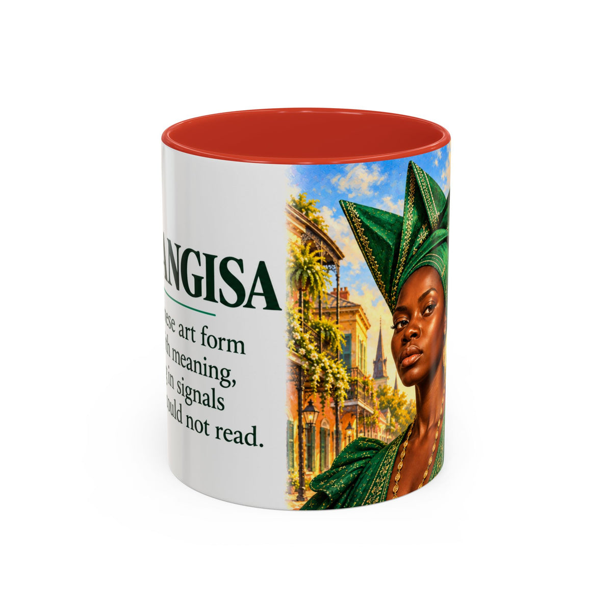 The Angisa Coffee Mug | Folded with Meaning | Tignon Law Collectio