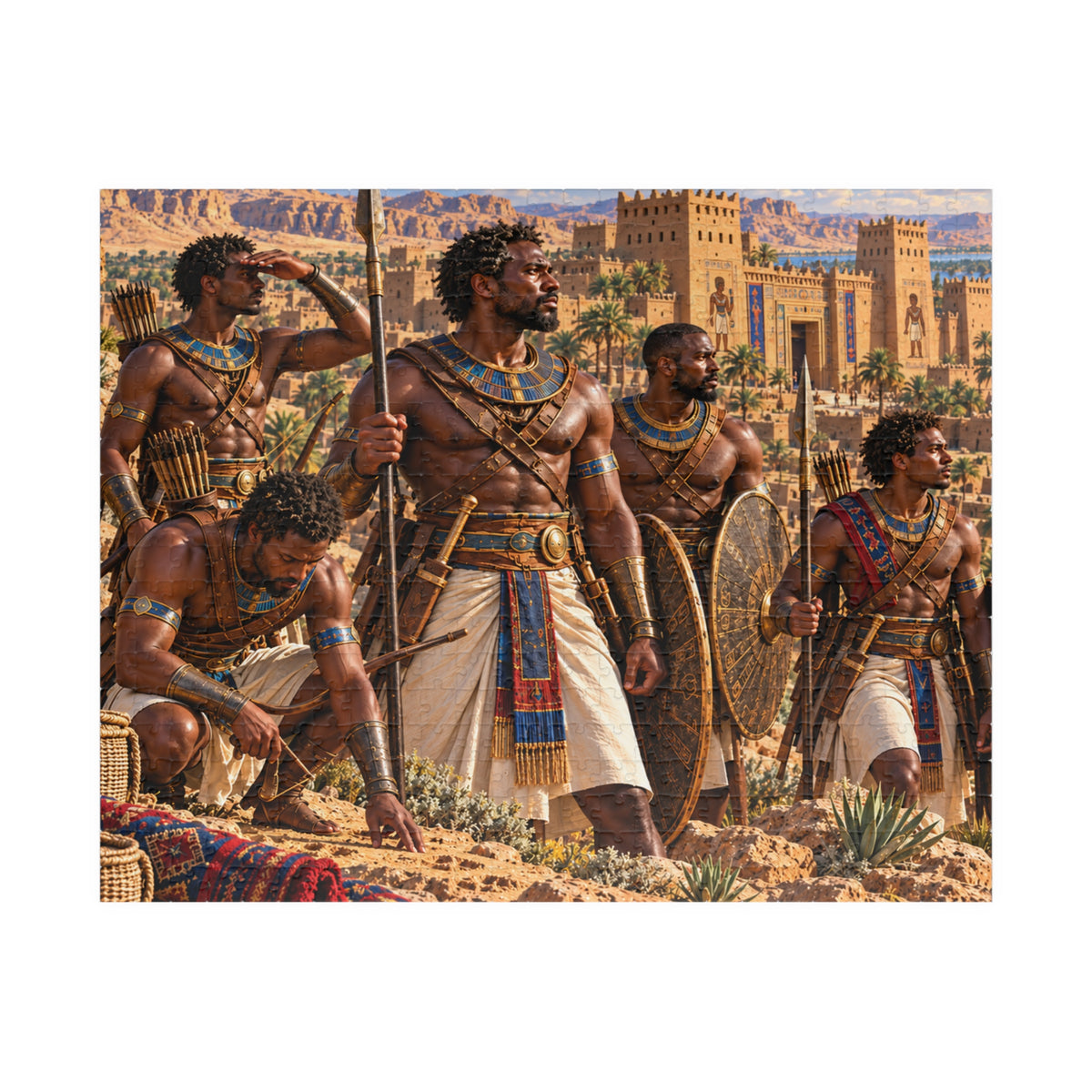 Medjay Lookout Jigsaw Puzzle | Guardians Above the City | 110–1014 Pieces