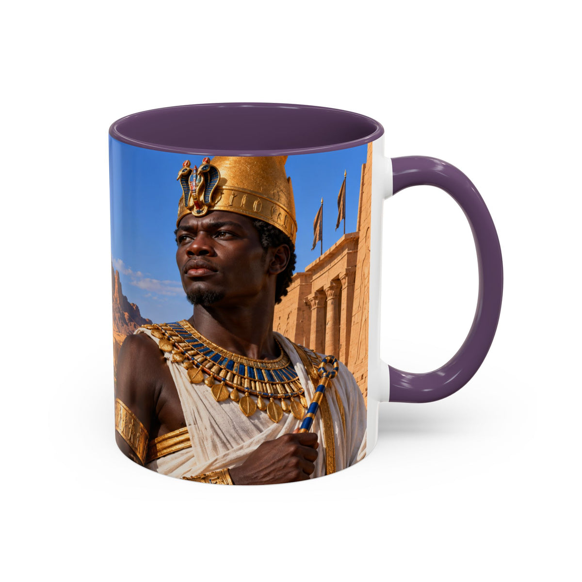 Taharqa Coffee Mug | King of Kush and Kemet | African History Mug