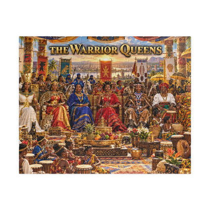 The Warrior Queens 500-Piece Jigsaw Puzzle | Seven Queens | Black History Gift