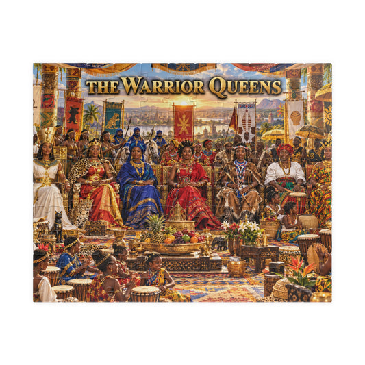 The Warrior Queens 500-Piece Jigsaw Puzzle | Seven Queens | Black History Gift