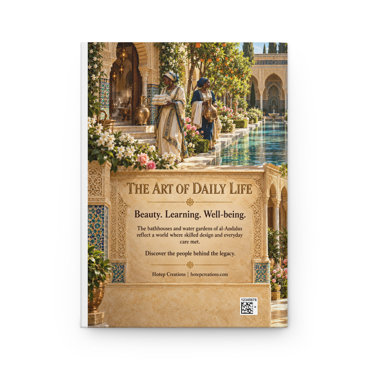 The Art of Clean Living Hardcover Journal | Al-Andalus | Moorish Heritage