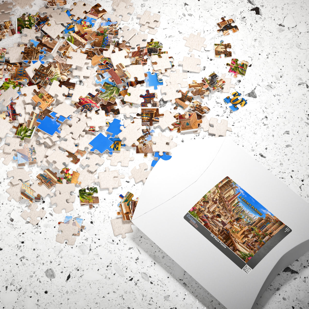 A Legacy in Stone – Rooted in Kemet | African Heritage Jigsaw Puzzle