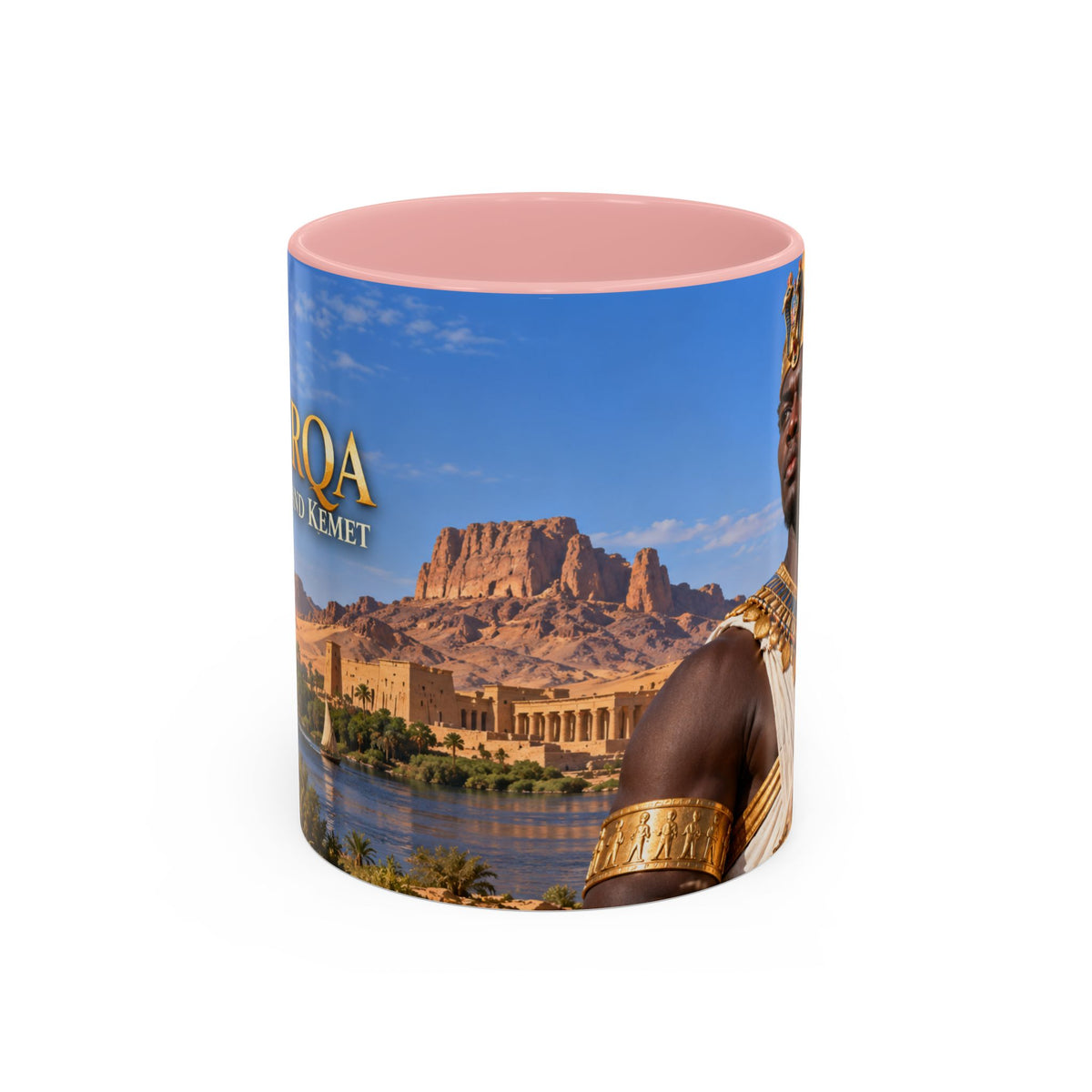 Taharqa Coffee Mug | King of Kush and Kemet | African History Mug