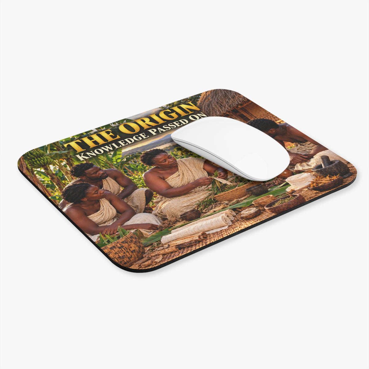 The Origins of Medicine Mouse Pad | Knowledge Passed On | African Heritage