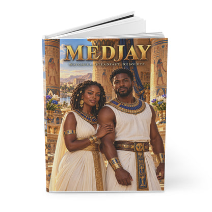 Medjay Couple Journal | Watchful, Steadfast, Resolute | African Heritage Notebook