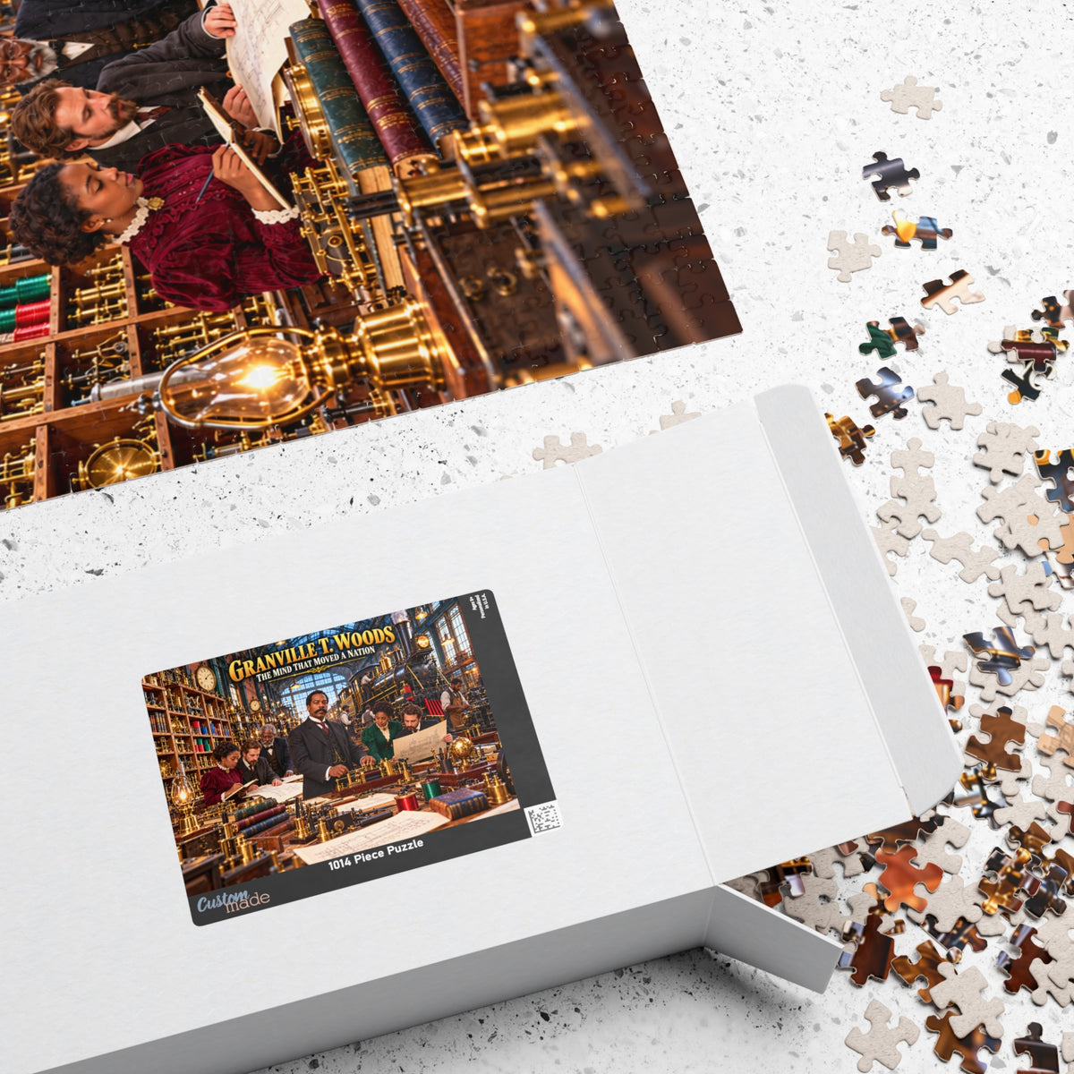 Granville T. Woods Jigsaw Puzzle | The Mind That Moved a Nation | Black Inventor Gift