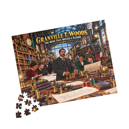 Granville T. Woods Jigsaw Puzzle | The Mind That Moved a Nation | Black Inventor Gift