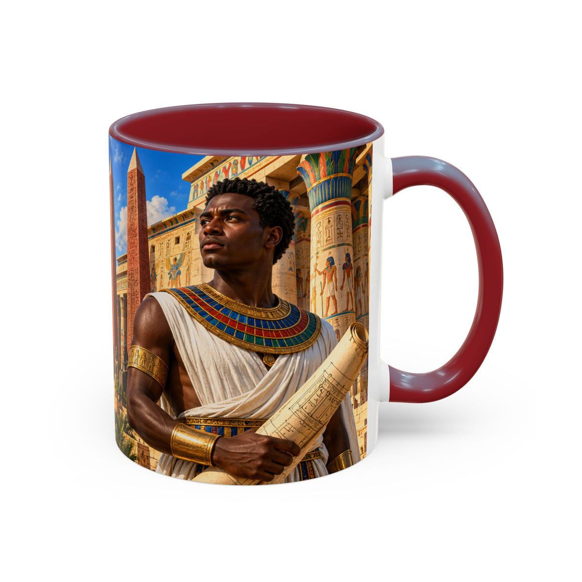 Rooted in Kemet Coffee Mug | A Legacy in Stone | Dollar Bill Symbolism