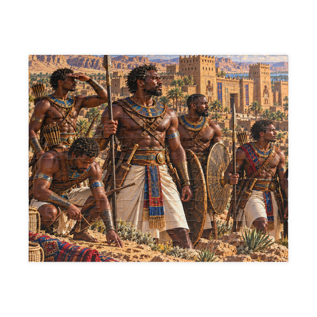 Medjay Lookout Jigsaw Puzzle | Guardians Above the City | 110–1014 Pieces