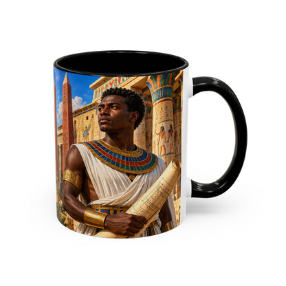 Rooted in Kemet Coffee Mug | A Legacy in Stone | Dollar Bill Symbolism