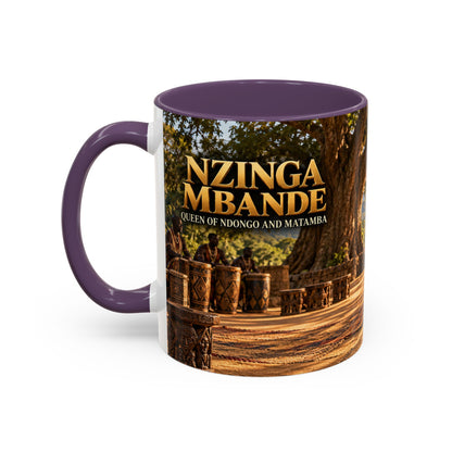 Queen Nzinga Coffee Mug | African Queen Art | Warrior Queens Collection