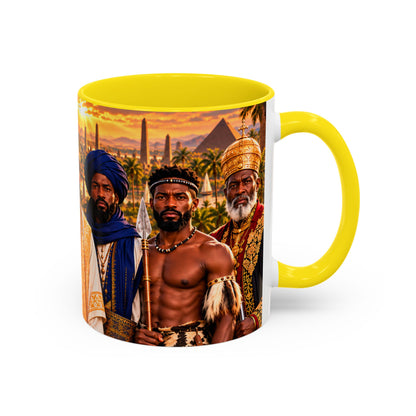 The Warrior Kings Coffee Mug | Wealth. Wisdom. Power. | African History Gift
