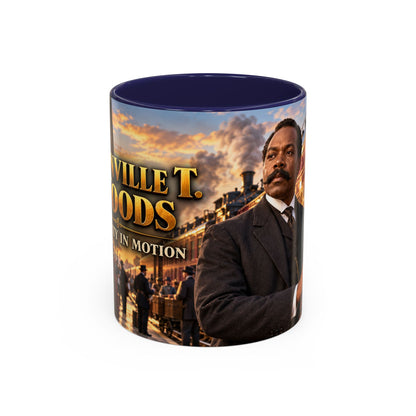 Granville T. Woods Coffee Mug | Ingenuity in Motion | Black Inventor Gift