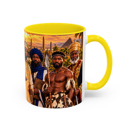 The Warrior Kings Coffee Mug | Seven Kings. One Legacy. | African History Gift