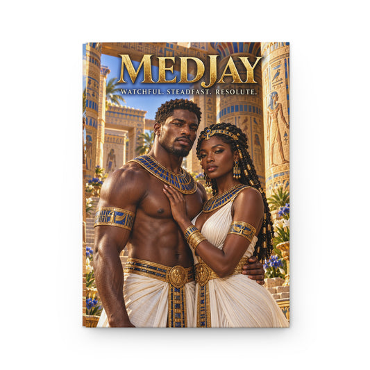 Medjay Couple Journal | Strength & Devotion | Black Love Writing Notebook