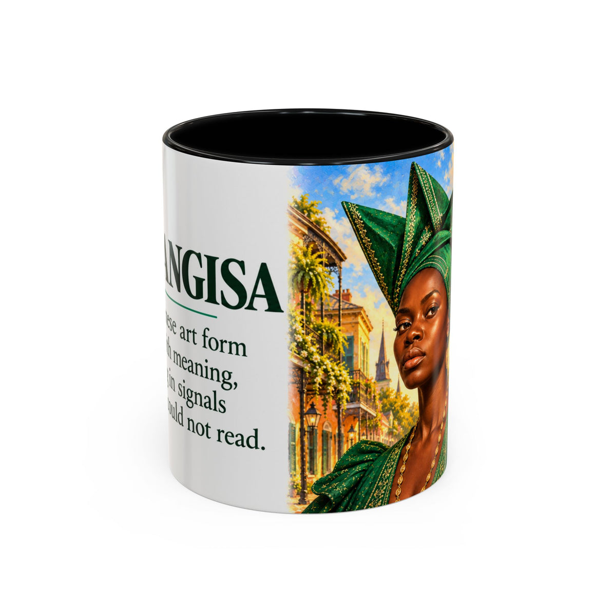 The Angisa Coffee Mug | Folded with Meaning | Tignon Law Collectio