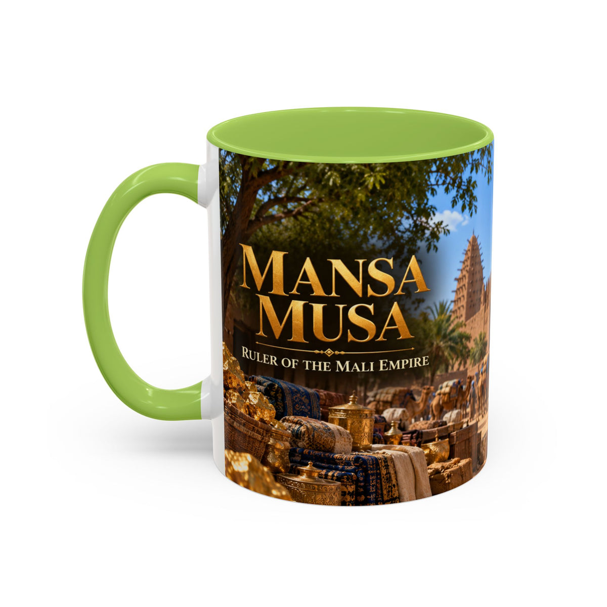 Mansa Musa Coffee Mug | Ruler of the Mali Empire | African History Mug
