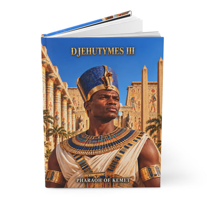 Djehutymes III Hardcover Journal | Pharaoh of Kemet | African History Journal