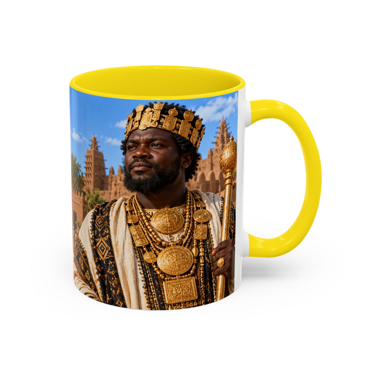 Mansa Musa Coffee Mug | Ruler of the Mali Empire | African History Mug