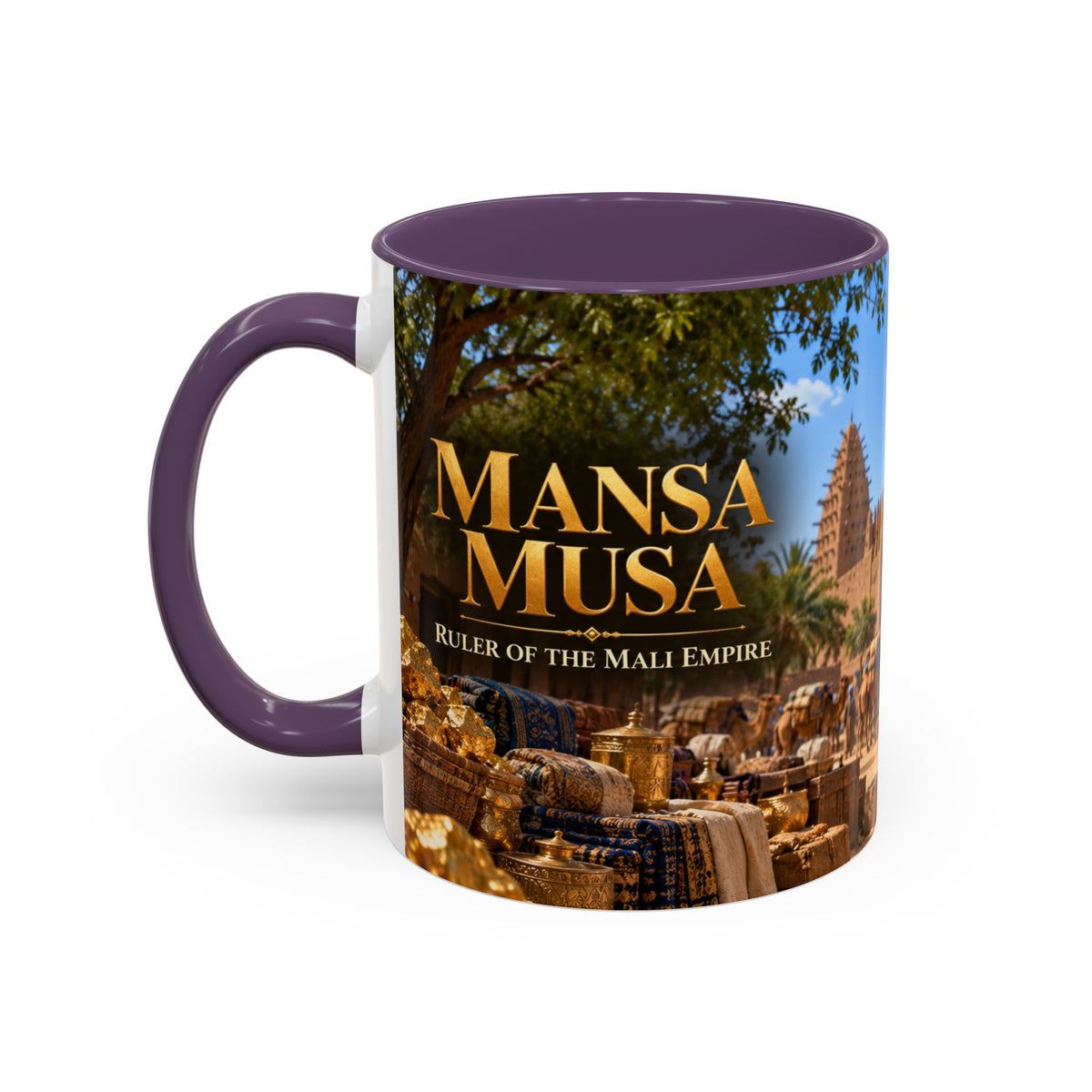 Mansa Musa Coffee Mug | Ruler of the Mali Empire | African History Mug